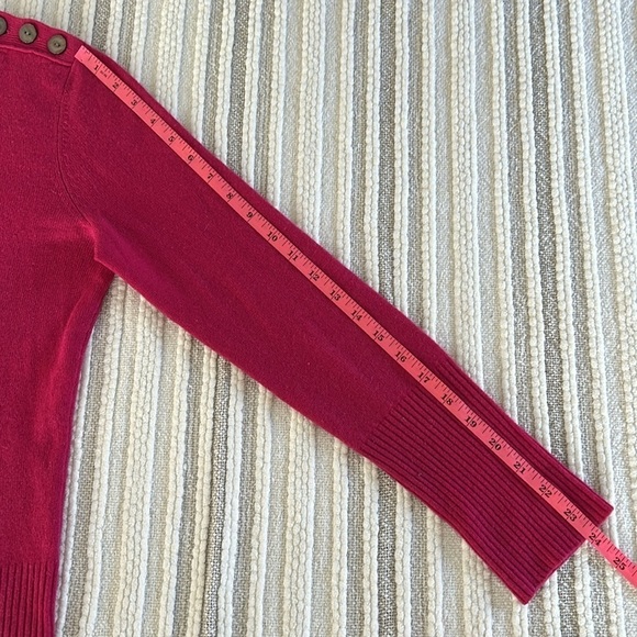 Fenn Wright Manson Womens Pink Cashmere Crew Neck Sweater Medium Quiet Luxury - Picture 7 of 9